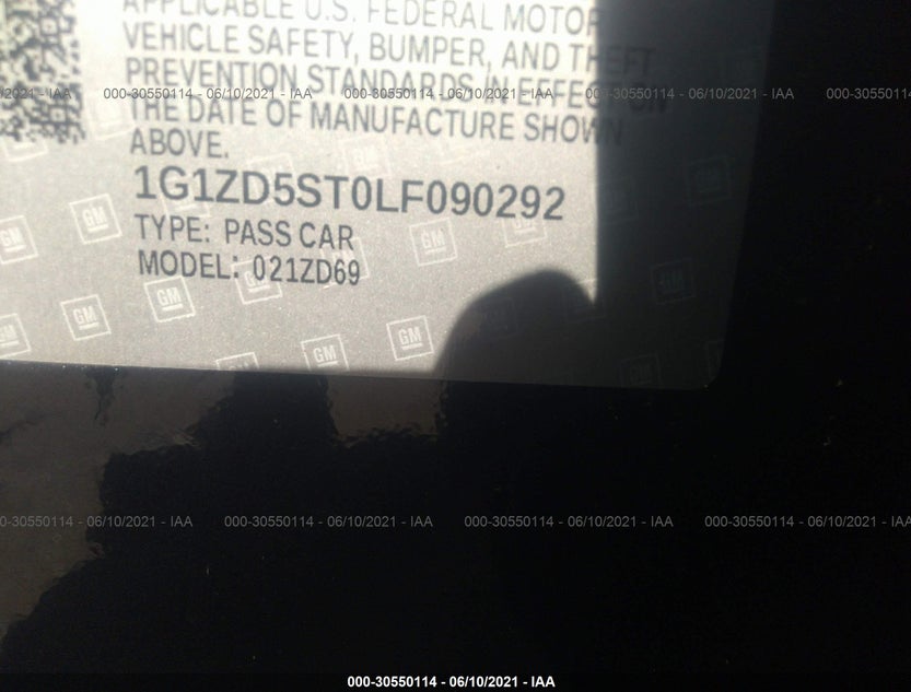1G1ZD5ST0LF090292