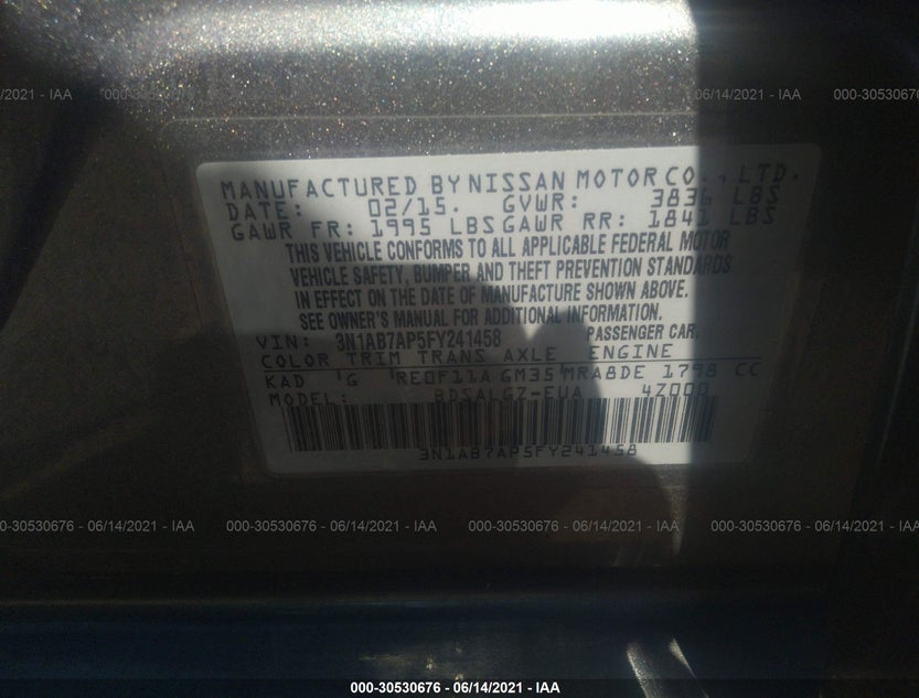 3N1AB7AP5FY241458