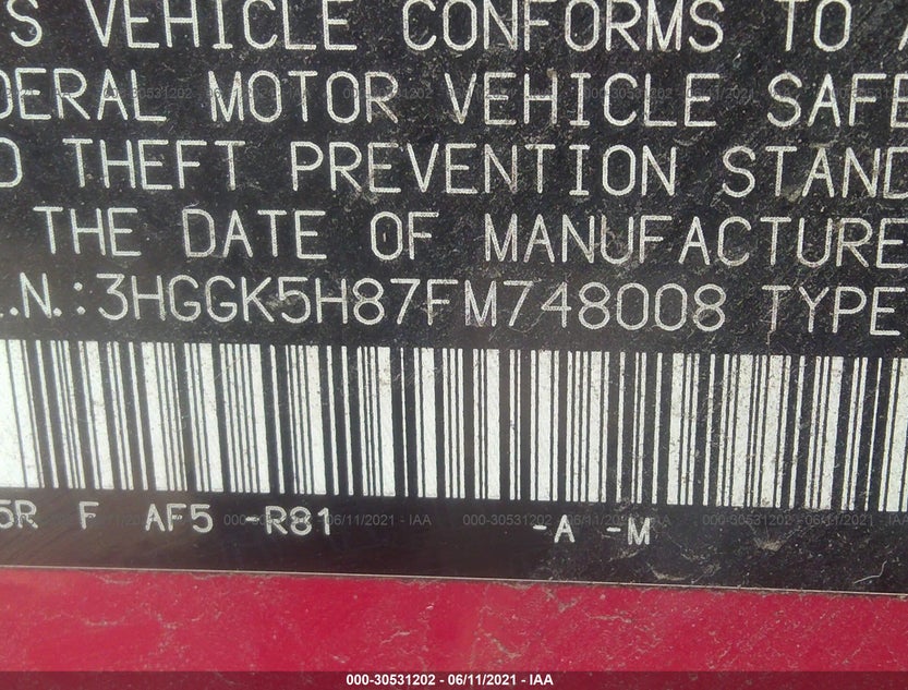 3HGGK5H87FM748008