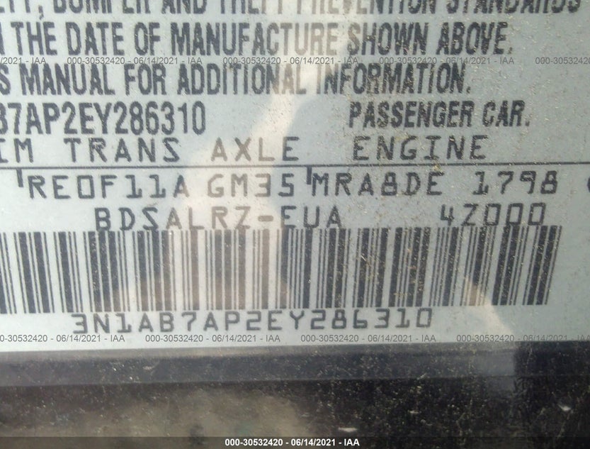 3N1AB7AP2EY286310