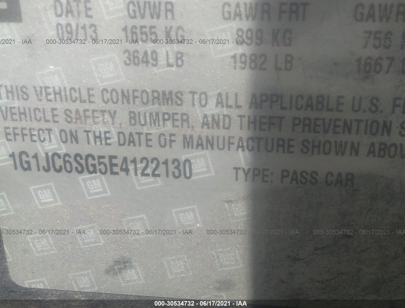 1G1JC6SG5E4122130