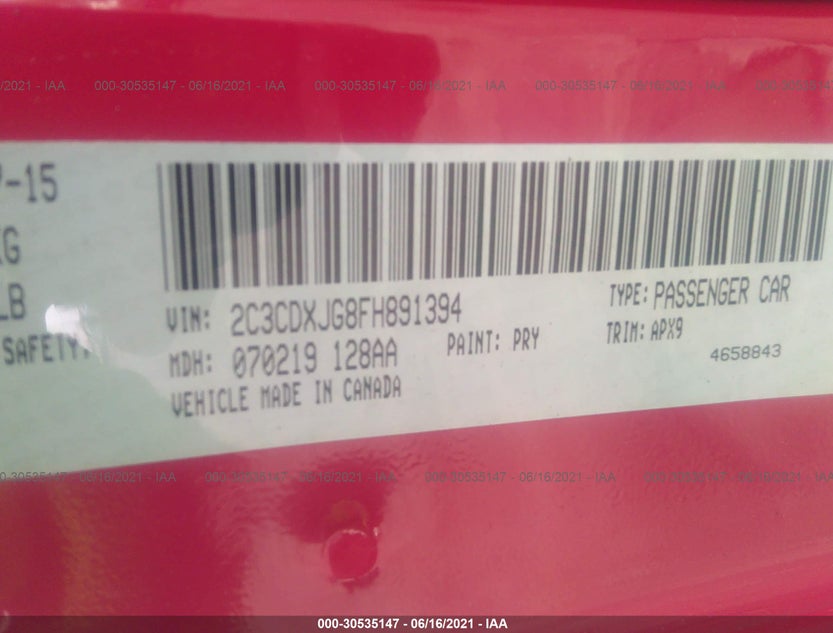 2C3CDXJG8FH891394