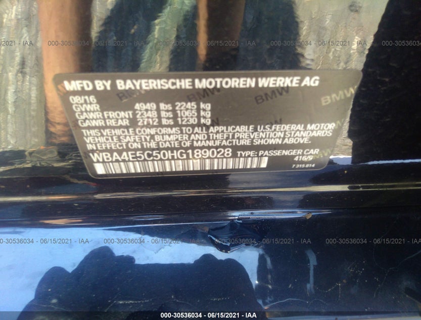 WBA4E5C50HG189028