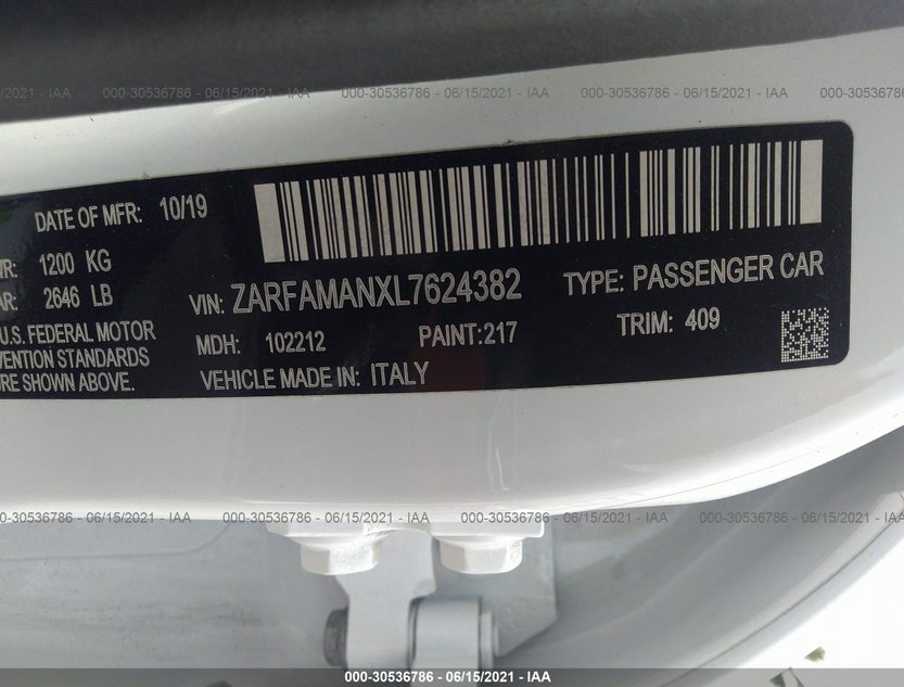 ZARFAMANXL7624382