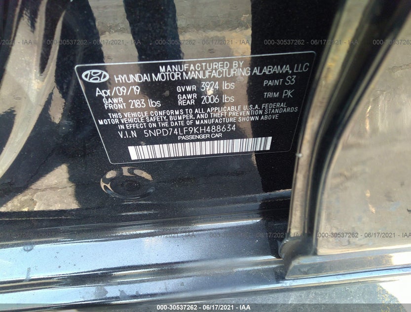 5NPD74LF9KH488634