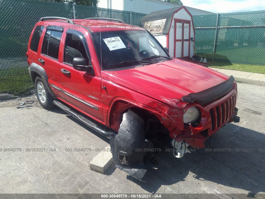 2004 Jeep Liberty Sport VIN: 1J4GL48K44W225098 Lot: 30540779