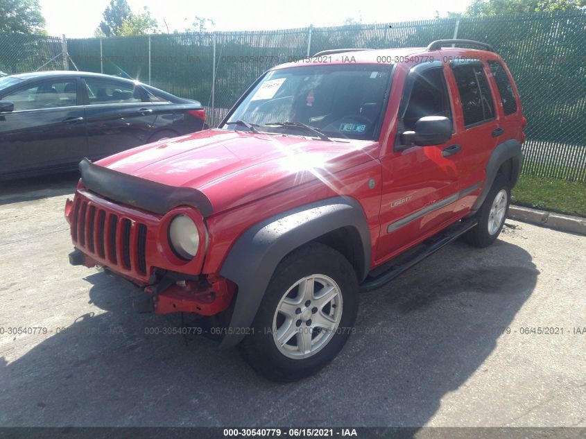 2004 Jeep Liberty Sport VIN: 1J4GL48K44W225098 Lot: 30540779