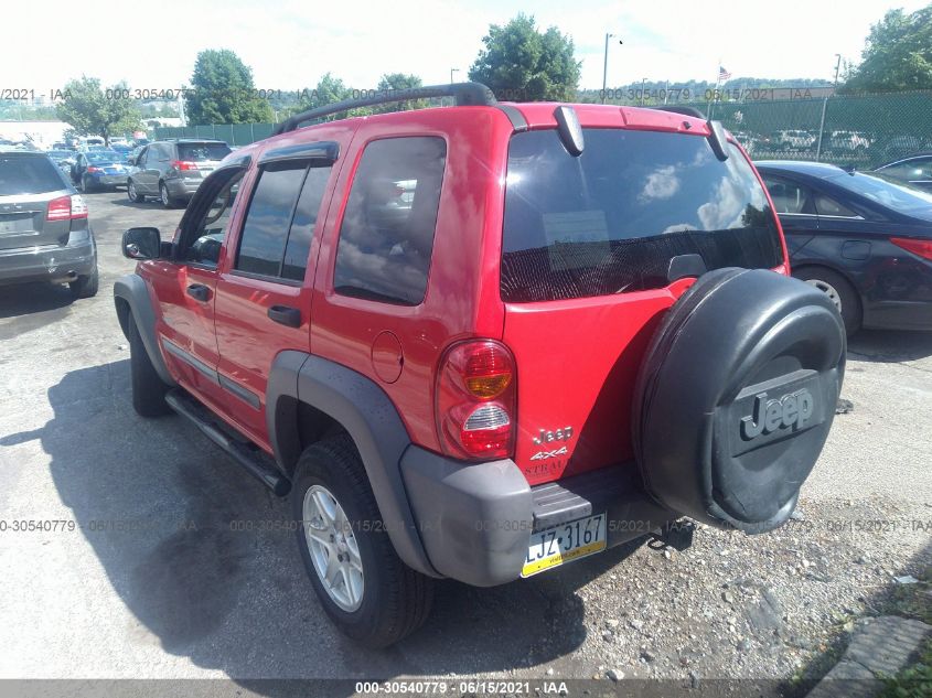 2004 Jeep Liberty Sport VIN: 1J4GL48K44W225098 Lot: 30540779