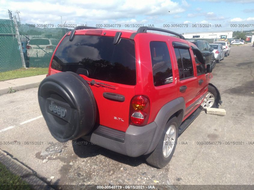 2004 Jeep Liberty Sport VIN: 1J4GL48K44W225098 Lot: 30540779