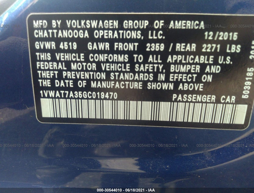 1VWAT7A35GC019470