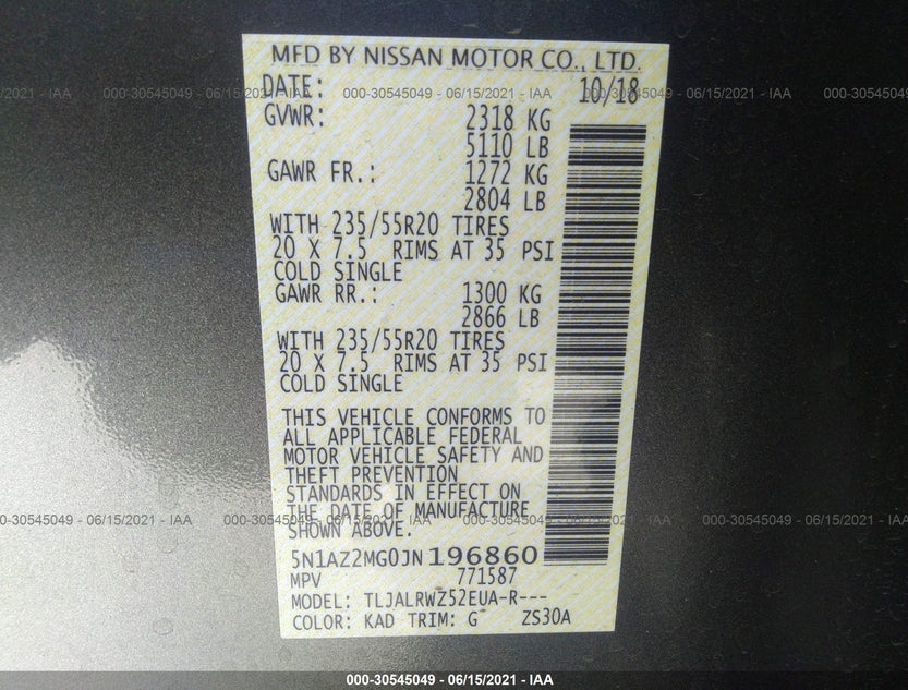 5N1AZ2MG0JN196860