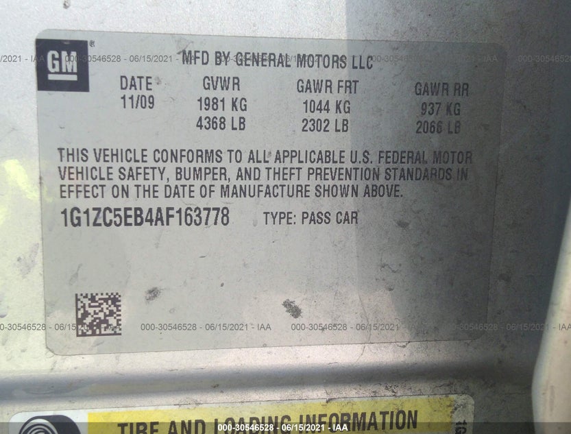 1G1ZC5EB4AF163778