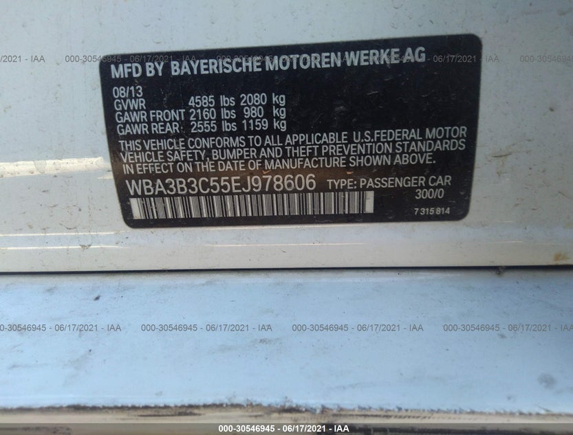 WBA3B3C55EJ978606