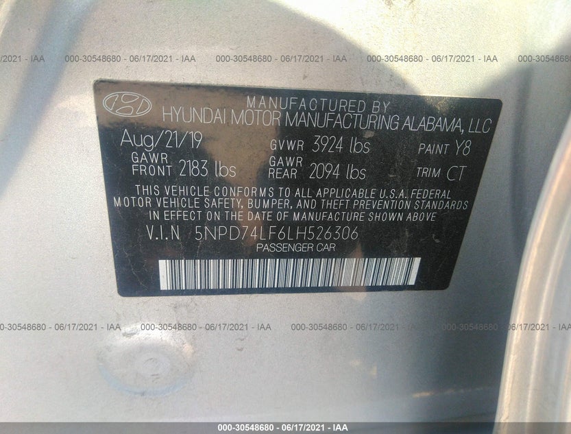 5NPD74LF6LH526306