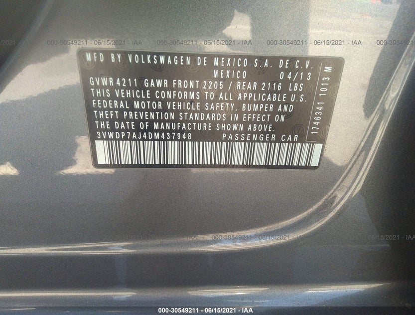 3VWDP7AJ4DM437948