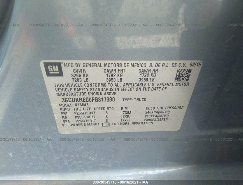 3GCUKREC0FG317980