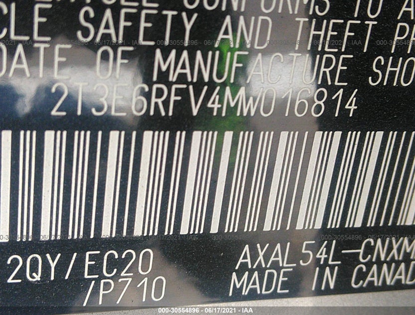 2T3E6RFV4MW016814