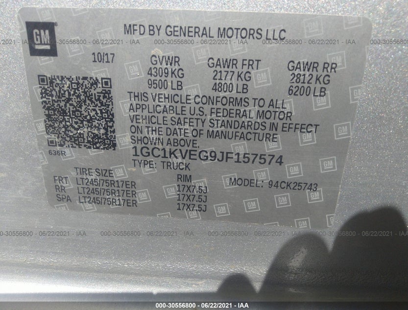 1GC1KVEG9JF157574