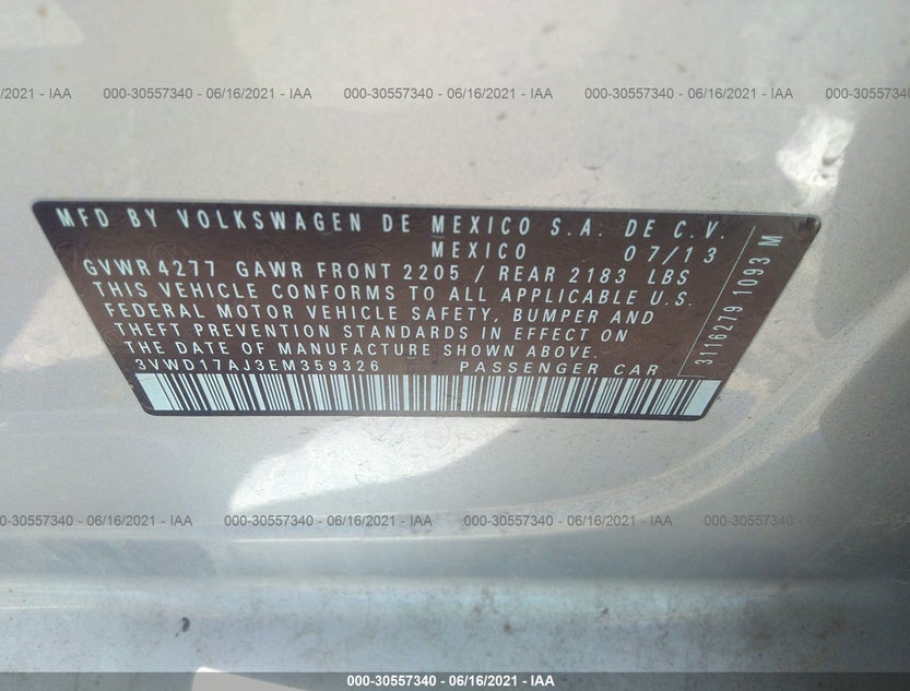 3VWD17AJ3EM359326