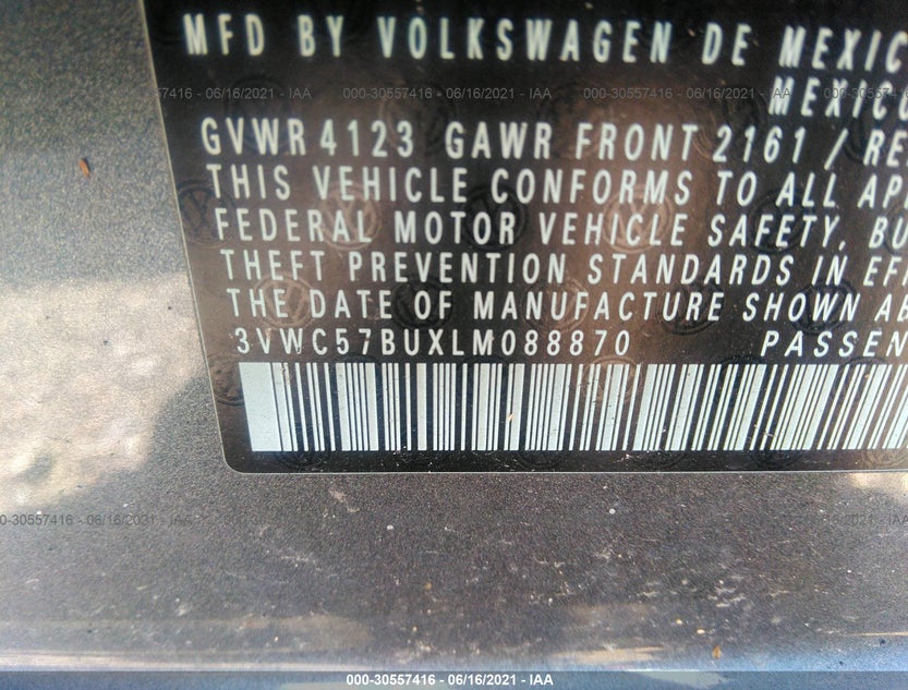 3VWC57BUXLM088870