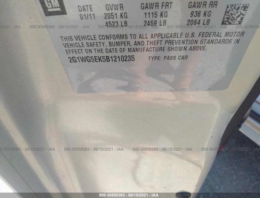 2G1WG5EK5B1210235