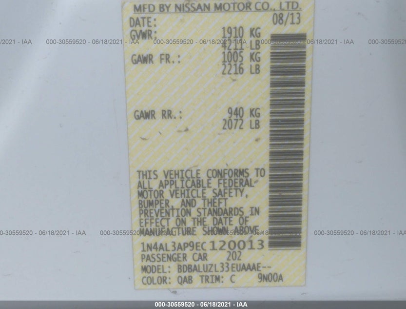 1N4AL3AP9EC120013