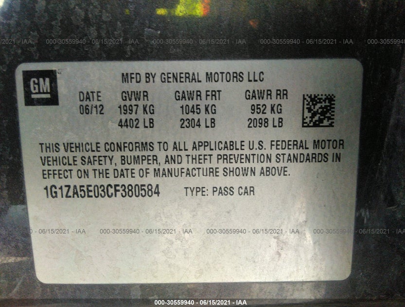 1G1ZA5E03CF380584