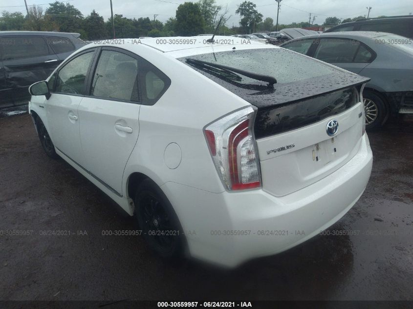 2012 Toyota Prius One/Two/Three/Four/Five VIN: JTDKN3DU6C5516153 Lot: 30559957