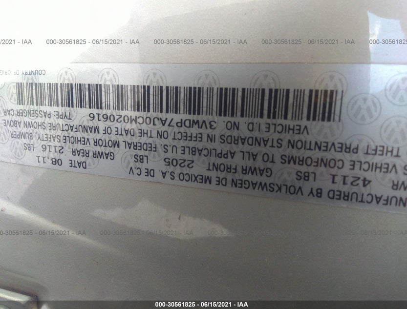 3VWDP7AJ0CM020616