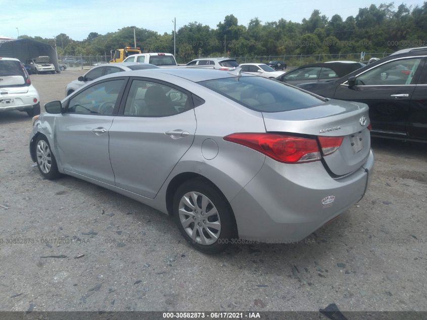 2012 Hyundai Elantra Gls VIN: 5NPDH4AE5CH106379 Lot: 30582873