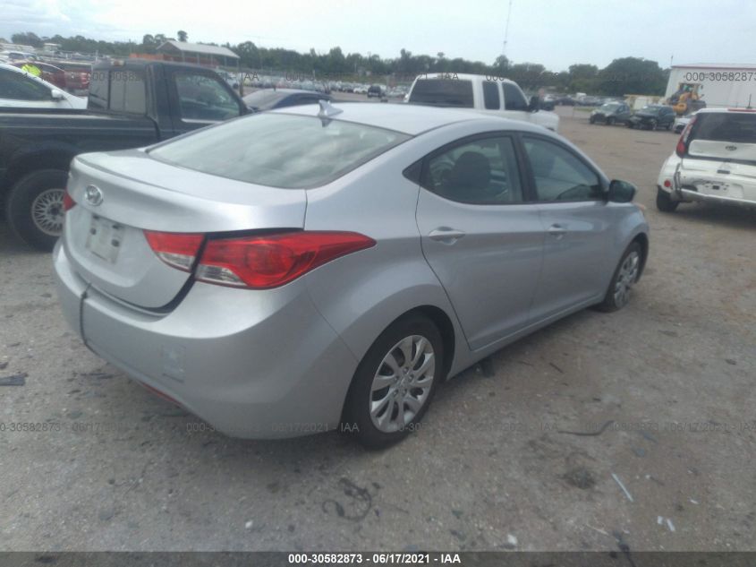 2012 Hyundai Elantra Gls VIN: 5NPDH4AE5CH106379 Lot: 30582873