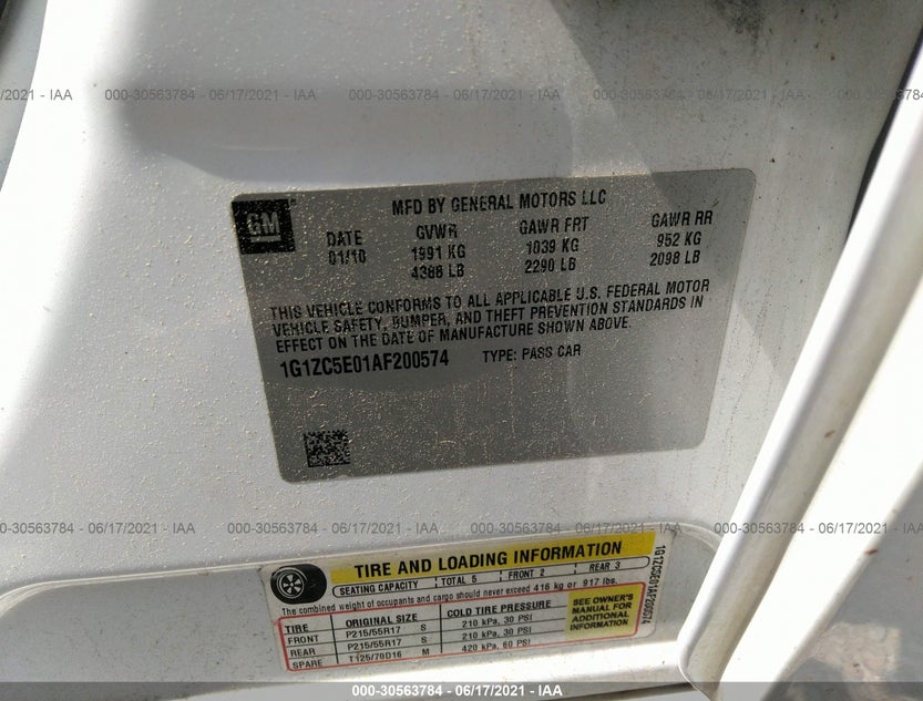 1G1ZC5E01AF200574