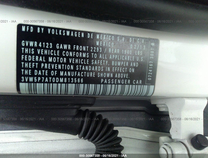 3VW5P7AT0DM813566