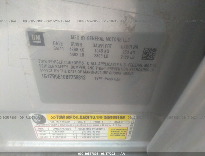 1G1ZB5E10BF359812