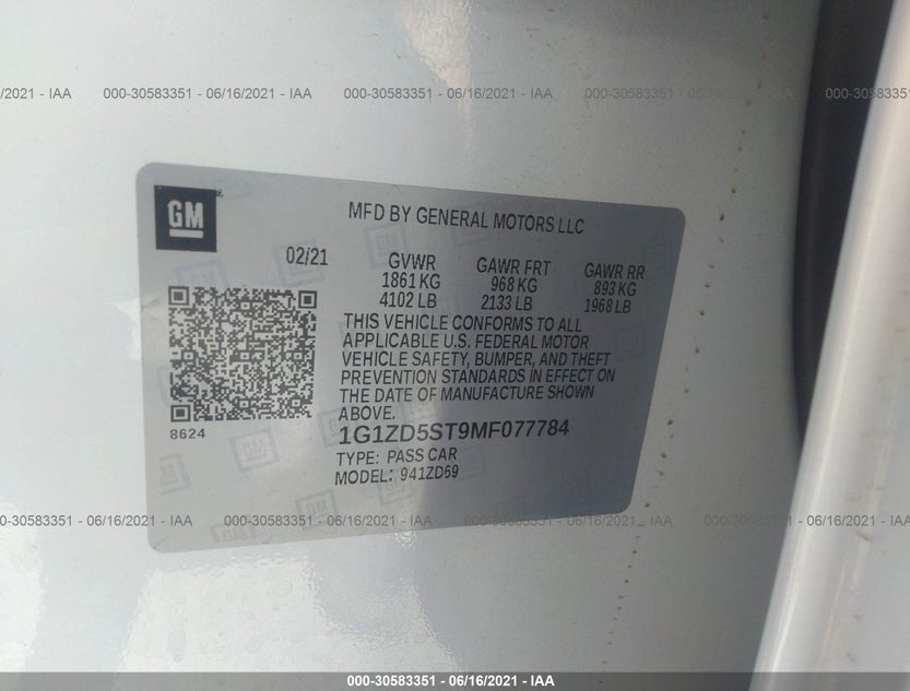 1G1ZD5ST9MF077784