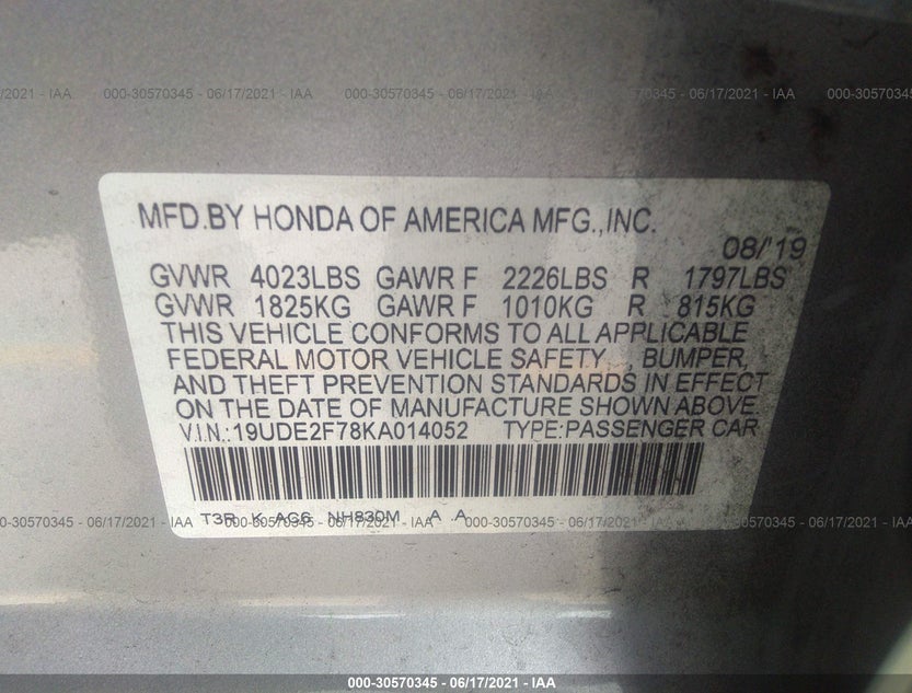19UDE2F78KA014052