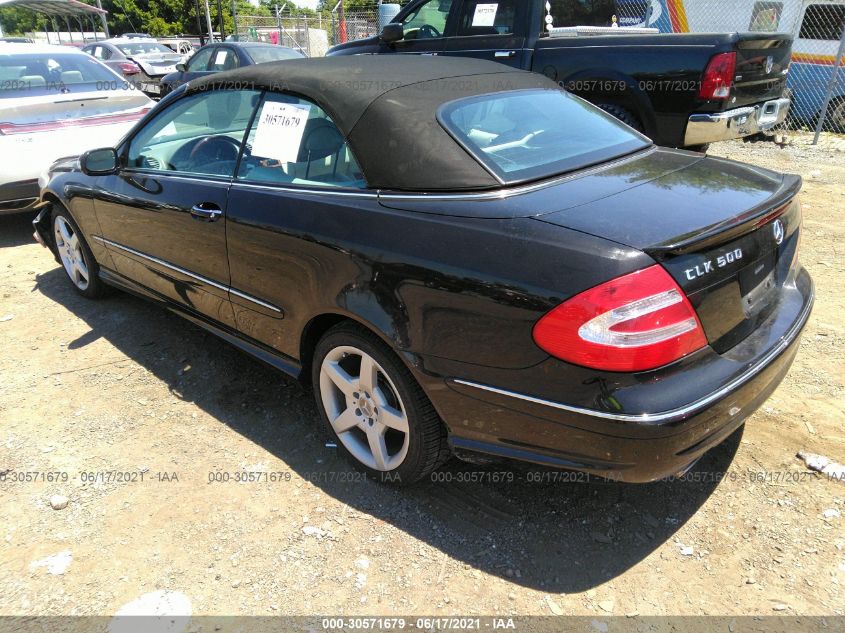 2005 Mercedes-Benz Clk 500 VIN: WDBTK75G25T038095 Lot: 30571679