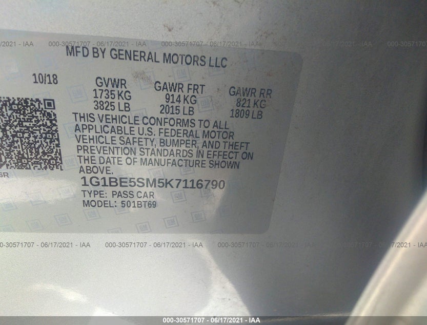1G1BE5SM5K7116790