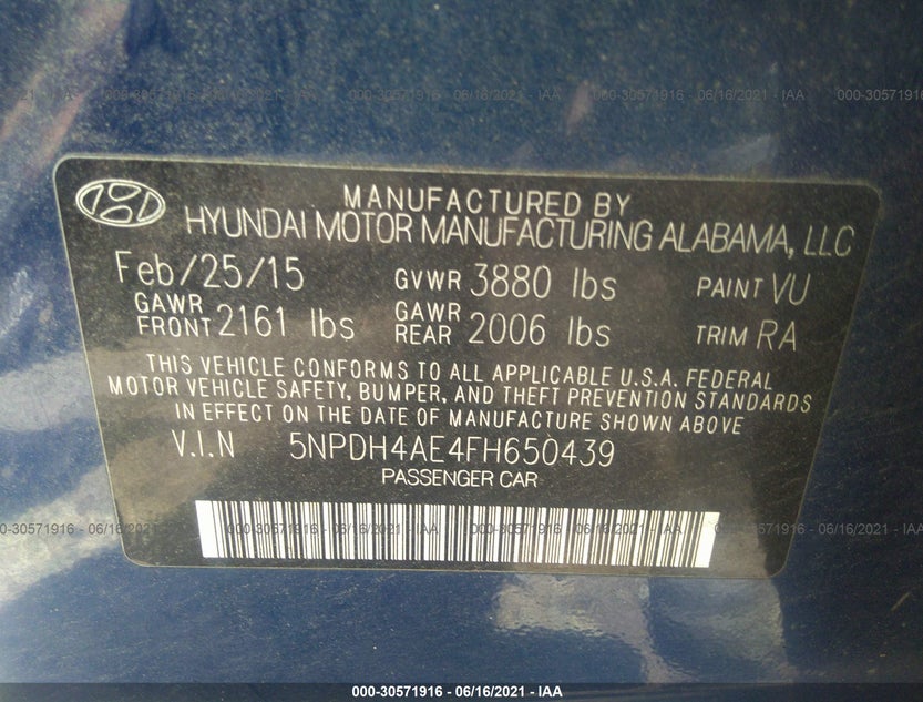 5NPDH4AE4FH650439