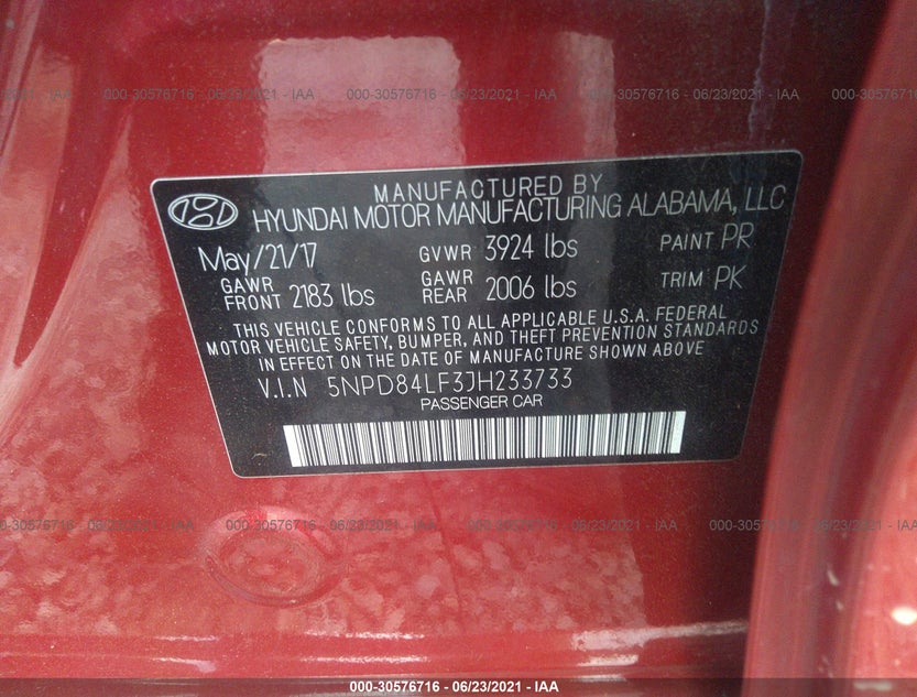 5NPD84LF3JH233733