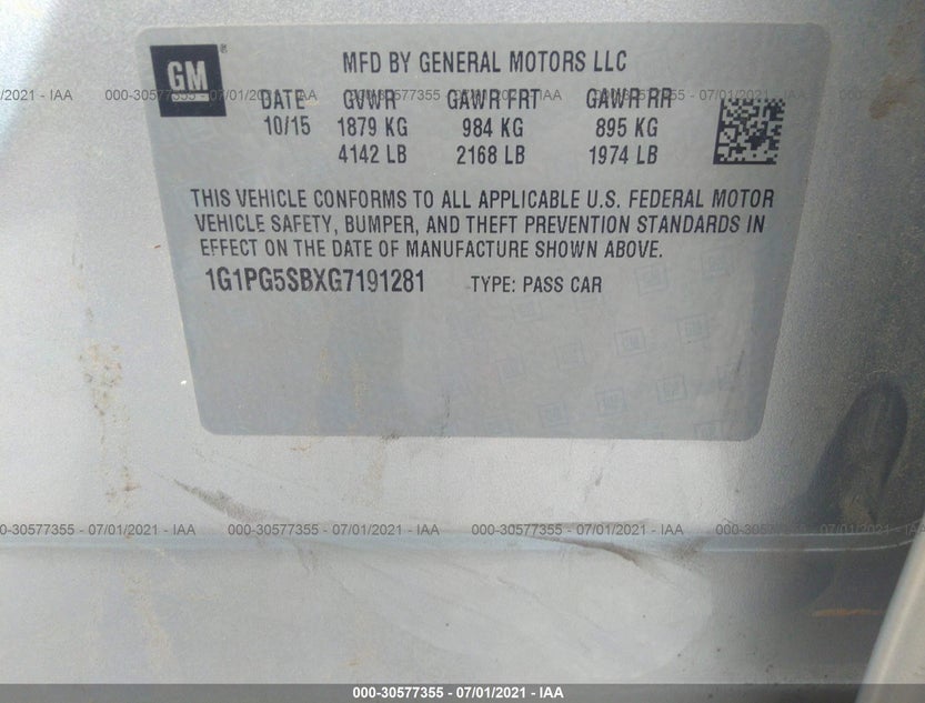 1G1PG5SBXG7191281