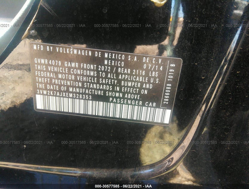 3VW2K7AJXEM328353
