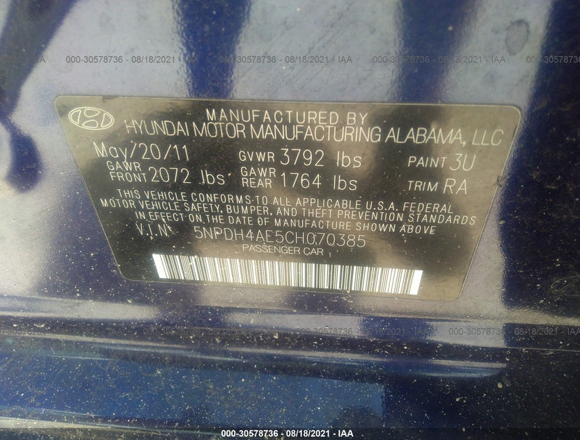 5NPDH4AE5CH070385