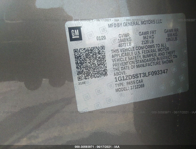 1G1ZD5ST3LF093347