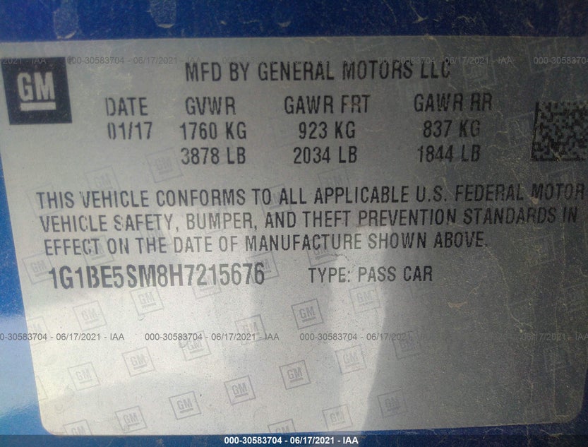 1G1BE5SM8H7215676