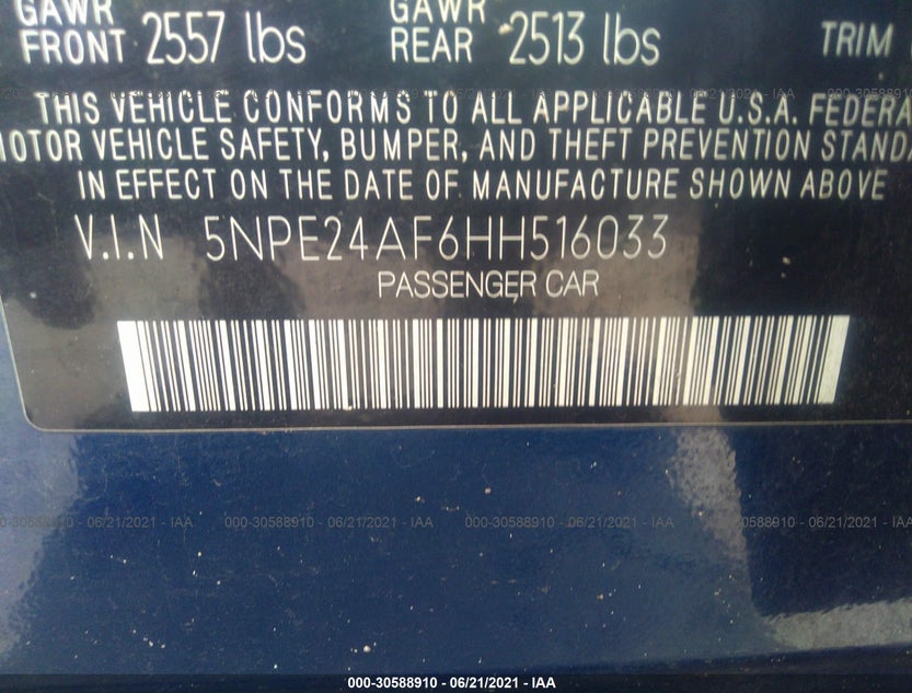 5NPE24AF6HH516033