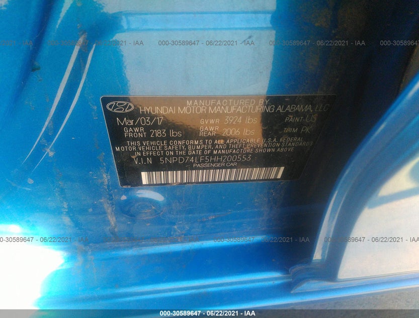 5NPD74LF5HH200553