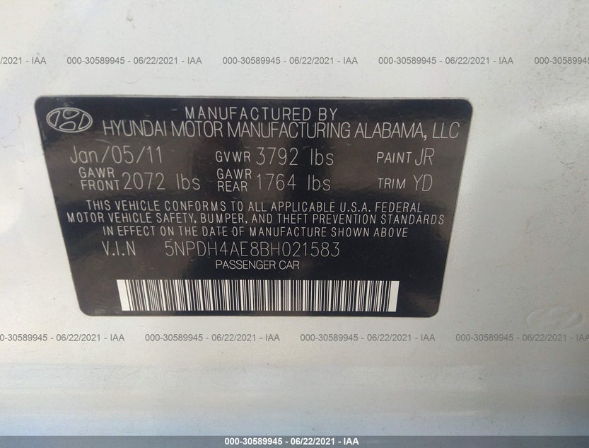 5NPDH4AE8BH021583