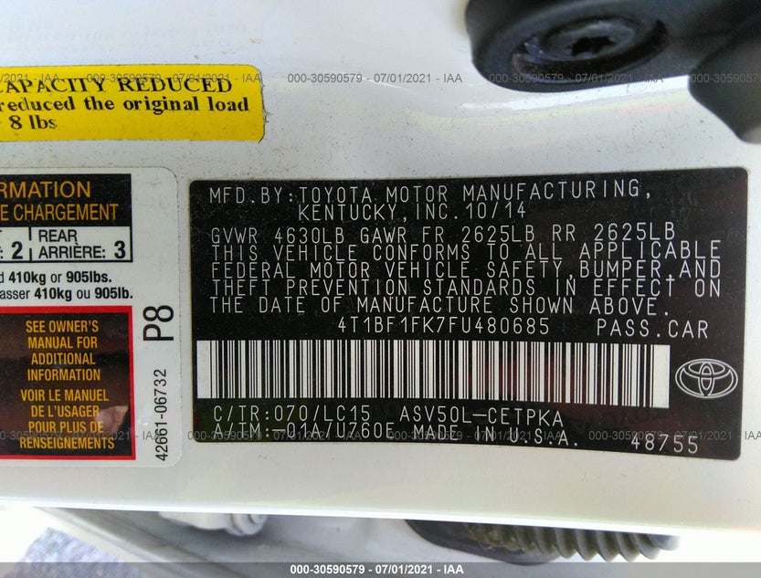 4T1BF1FK7FU480685