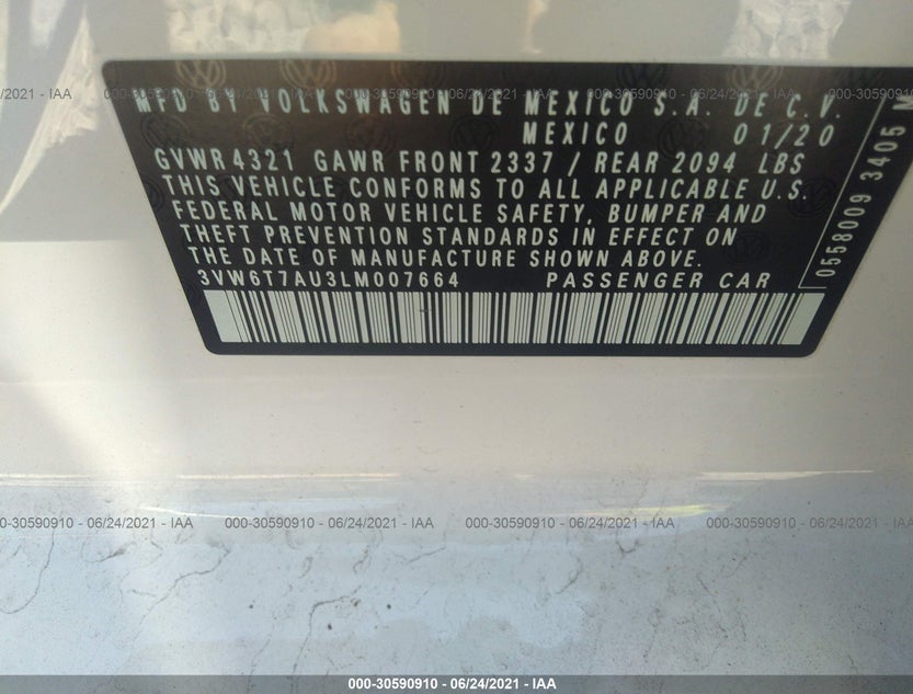 3VW6T7AU3LM007664